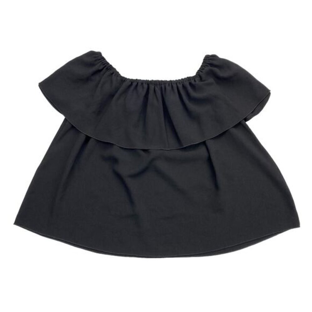 WILFRED Aritzia Promener Off Shoulder Top Sz XS Silk Trim - Picture 7 of 7